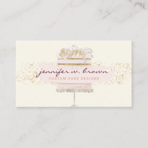 Yellow Zuhause baking Online-Leckerei Visitenkarte