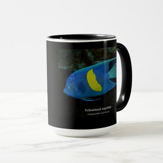 Yellowbar angelfish tasse (VorderseiteRechts)