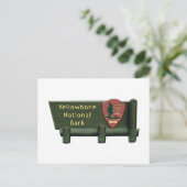 Yellowbone Dog Park Postkarte (Stehend Vorderseite)