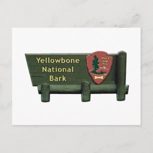 Yellowbone Dog Park Postkarte