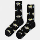 Yellowfin-Thunfisch-Socken Socken (Linkes Detail)