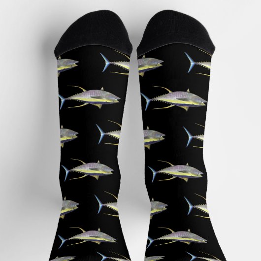 Yellowfin-Thunfisch-Socken Socken (Oben)