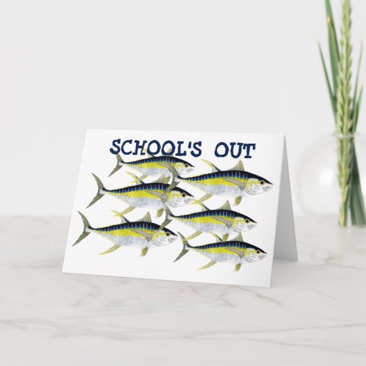 Yellowfin Tuna Greetings Card Karte (Vorderseite)