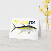 Yellowfin Tuna Greetings Card Karte (Gelbe Blume)