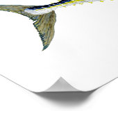 Yellowfin-Tunnel-Artwork Poster (Ecke)