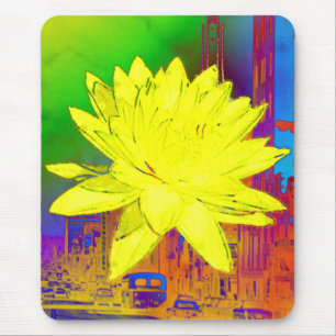 Yellowflower durch reiches La Bonté Mousepad