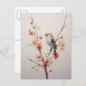 Yellowhammer Bird Feiertagspostkarte (Vorne/Hinten)