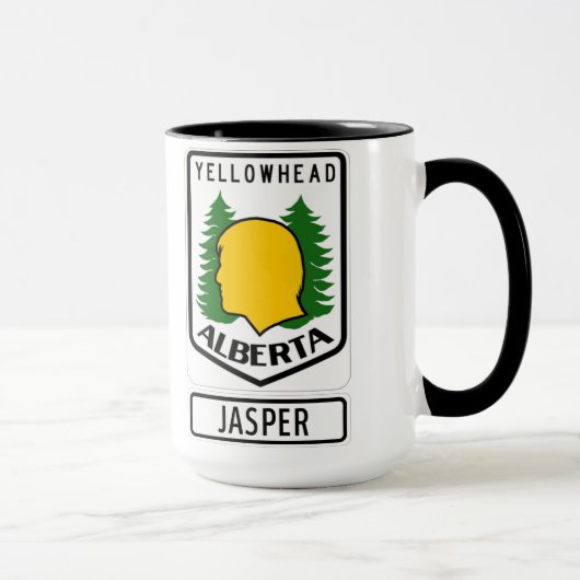 Yellowhead Landstraße - Jaspis, Alberta Tasse (Rechts)