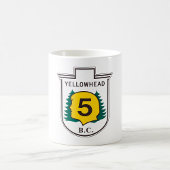 Yellowhead Road Sign Kaffeetasse