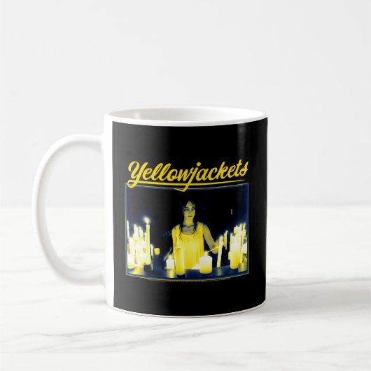 Yellowjacken Kerzenlicht Kaffeetasse (Links)