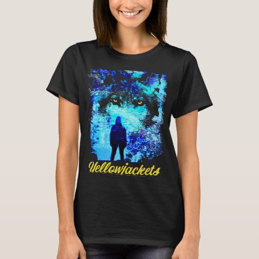Yellowjacken Wolf Eyes T-Shirt (Vorderseite)