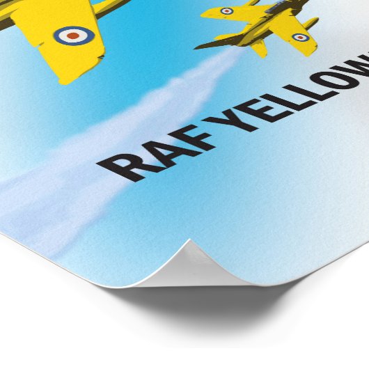 Yellowjacks 1963-65 RAF Poster (Ecke)