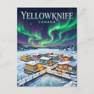 Yellowknife Kanada Postkarte