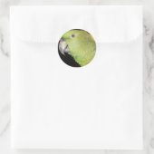 Yellownape Amazon Runder Aufkleber (Tasche)