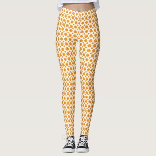 Yellows Daisy Leggings (Vorderseite)