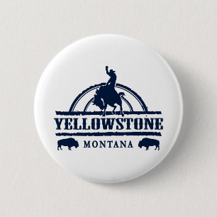 Yellowstomne-Buffalo- Button