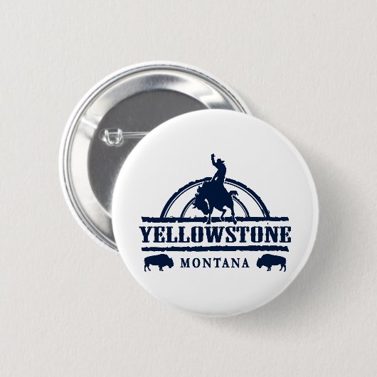 Yellowstomne-Buffalo- Button (Vorne & Hinten)