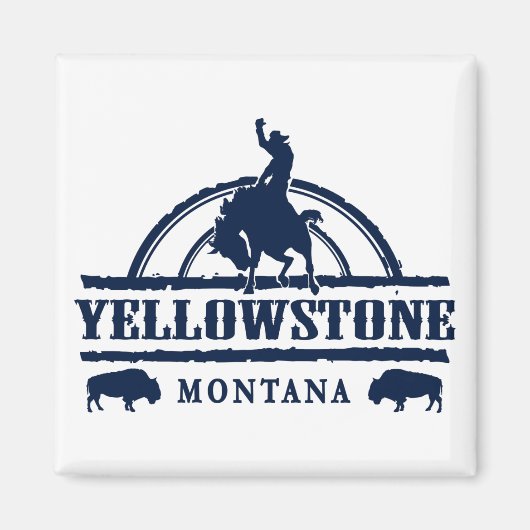 Yellowstomne-Buffalo- Magnet (Vorne)