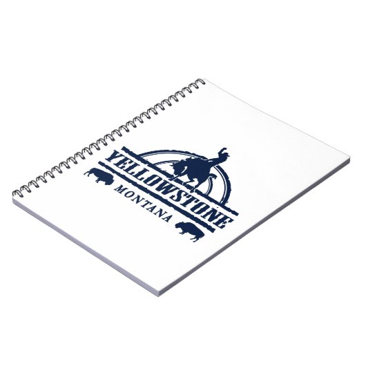 Yellowstomne-Buffalo- Notizblock (Linke Seite)