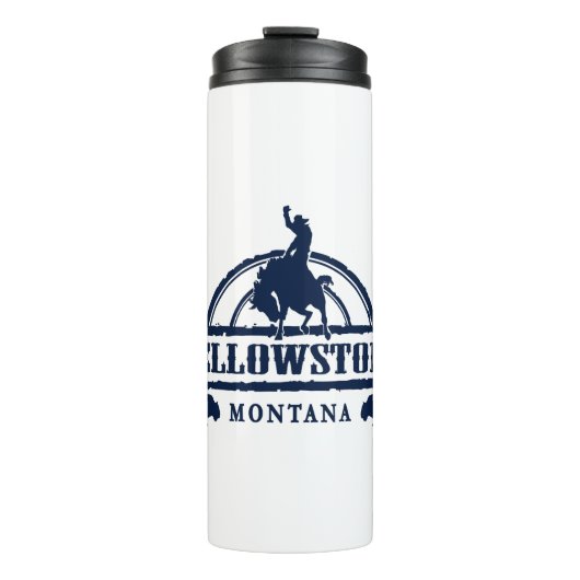Yellowstomne-Buffalo- Thermosbecher (Vorderseite)