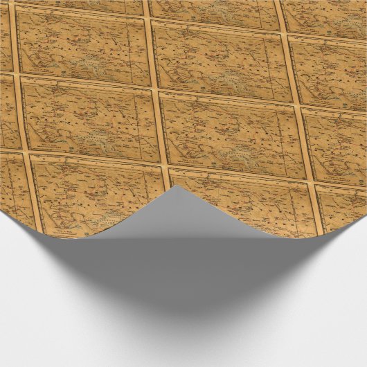 Yellowstone 1880 geschenkpapier (Ecke)