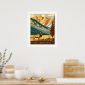 Yellowstone 20x24 Poster (Küche)