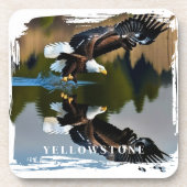 Yellowstone Adlergetränkeküste Getränkeuntersetzer (Vorderseite)