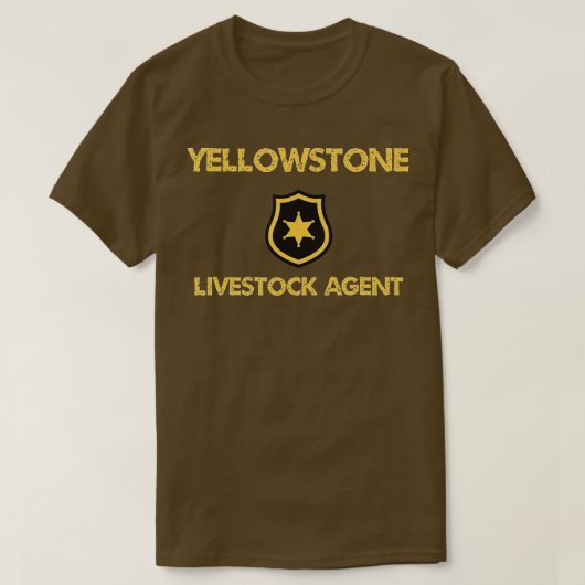 Yellowstone-Agent  T-Shirt (Design vorne)