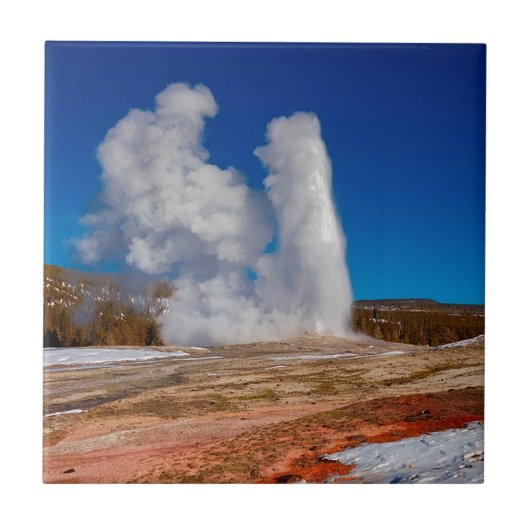 Yellowstone Alt treu Fliese (Vorderseite)