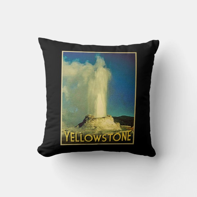 Yellowstone Alt treu Kissen (Vorderseite)
