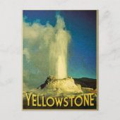 Yellowstone Alt treu Postkarte (Vorderseite)