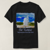 Yellowstone Alter treuer Geyser-Nationalpark T-Shirt (Design vorne)