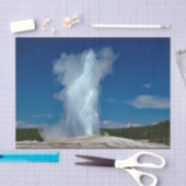 Yellowstone Altes treues Foto Seidenpapier (Handwerk)