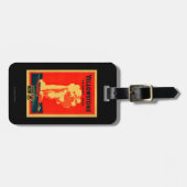 Yellowstone, altes zuverlässiges Werbungs-Plakat Gepäckanhänger (Vorderseite horizontal)