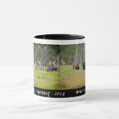 Yellowstone - American Bison - Designer Coffee Tasse (Zentrum)