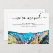 Yellowstone-Ankündigung Postkarte (Vorne/Hinten)