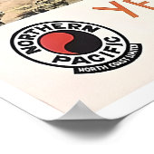 Yellowstone Art National Park Poster Yellowstone (Ecke)