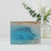 Yellowstone Atemberaubend Blue Pool Foto National  Postkarte (Stehend Vorderseite)