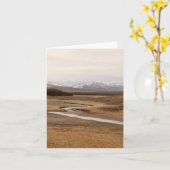 Yellowstone Autumn - 4" x 5.6" Notecard Karte (Gelbe Blume)