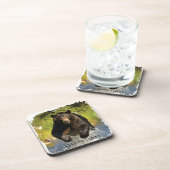 Yellowstone Bär Getränkeuntersetzer (Rechte Seite)