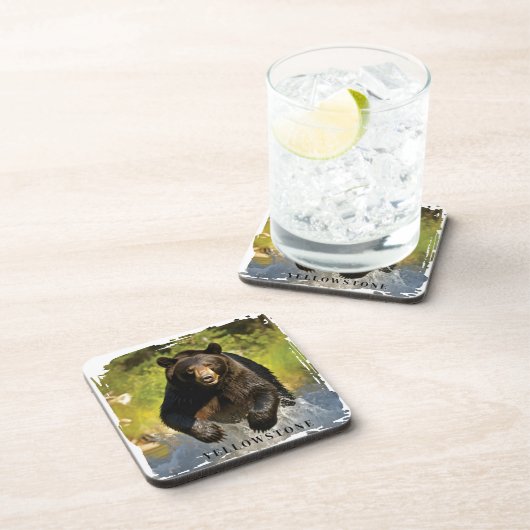 Yellowstone Bär Getränkeuntersetzer (Rechte Seite)