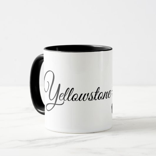 Yellowstone Bär Tasse (Vorderseite Links)
