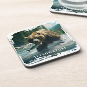 Yellowstone Bärenküste Getränkeuntersetzer (Linke Seite)