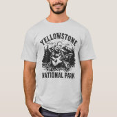 Yellowstone Bear Guitar T - Shirt (Vorderseite)