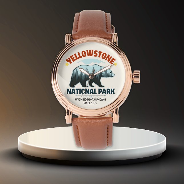 Yellowstone Bear Men’s Watch – Timeless Wilderness Armbanduhr (Von Creator hochgeladen)