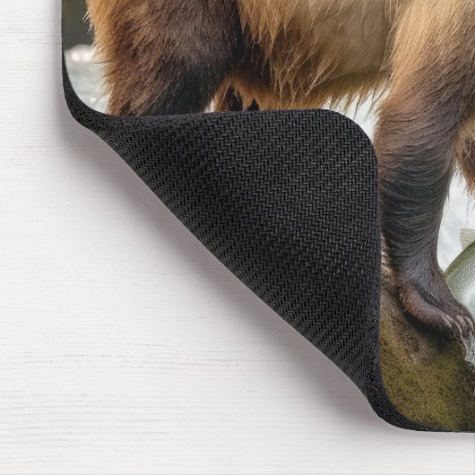 Yellowstone Bear Mouse Pad Mousepad (Ecke)