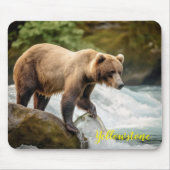 Yellowstone Bear Mouse Pad Mousepad (Vorne)