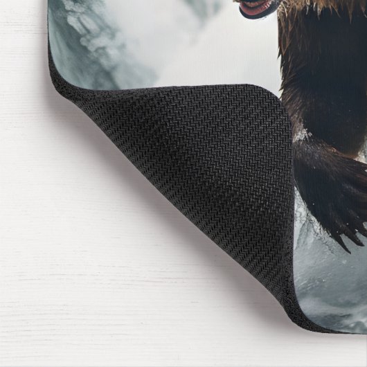 Yellowstone Bear Mouse Pad Mousepad (Ecke)