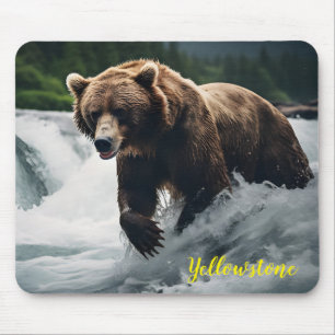 Yellowstone Bear Mouse Pad Mousepad