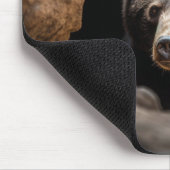 Yellowstone Bear Mouse Pad Mousepad (Ecke)